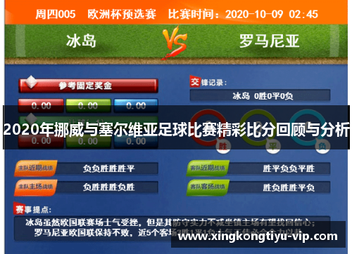 2020年挪威与塞尔维亚足球比赛精彩比分回顾与分析